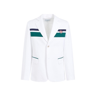 CASABLANCA White Tailored Jacket for Men - SS24 Collection