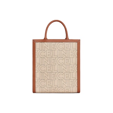 CELINE Women's Tan Leather Vertical Small Tote - SS23 Season