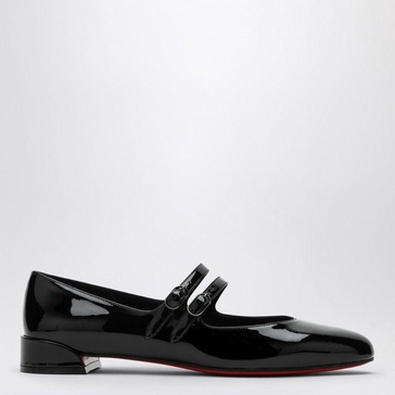 Christian Louboutin Black Patent Leather Sweet Jane Ballerinas