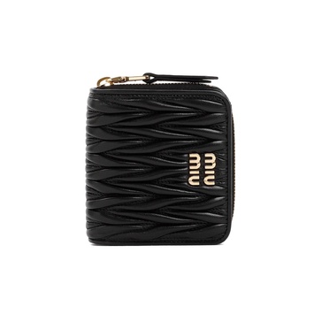 MIU MIU Mini Zip Wallet - Effortless Chic and Versatile