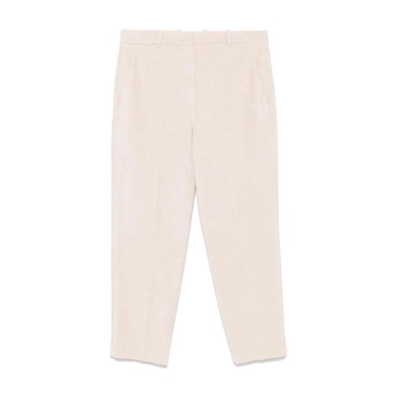 Corduroy Cream Trousers with Pockets