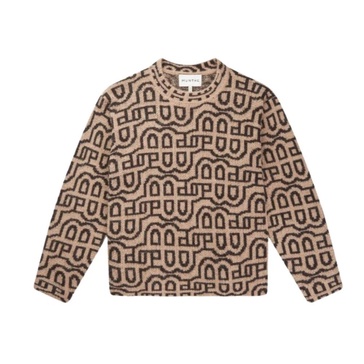 Soft Knit with Beautiful Emblem Print