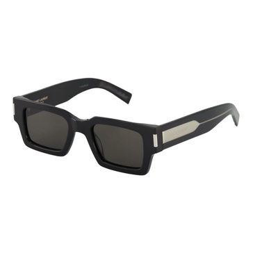 Slim Rectangle Sunglasses - Black