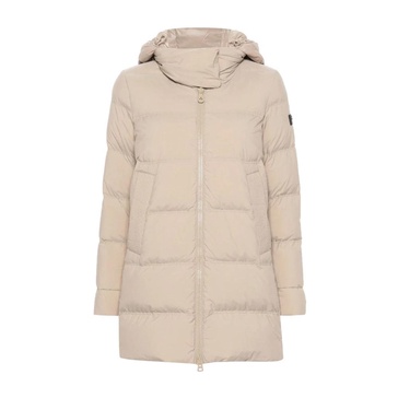 Beige Padded Water-Resistant Coat