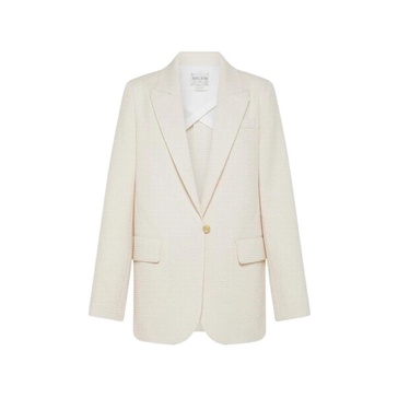 Chic Waffle Jacket - White