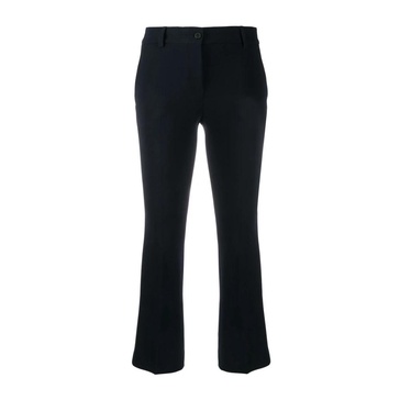 Blue Stretch Bell Bottom Trousers