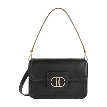 Black Frame Bag with Shoulder Strap