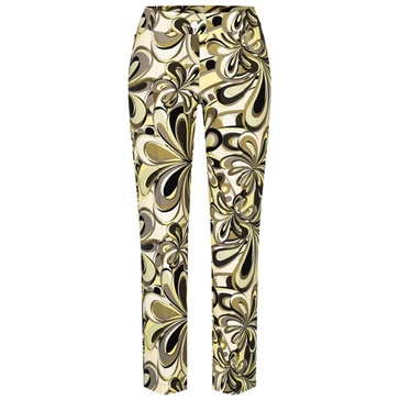 Geometric Print Flared Pants