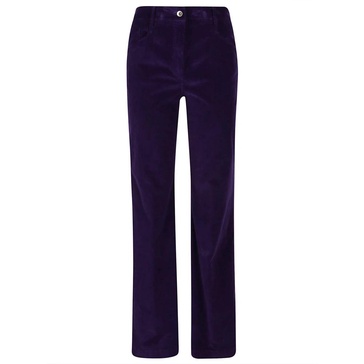 Velvet Stretch Trousers