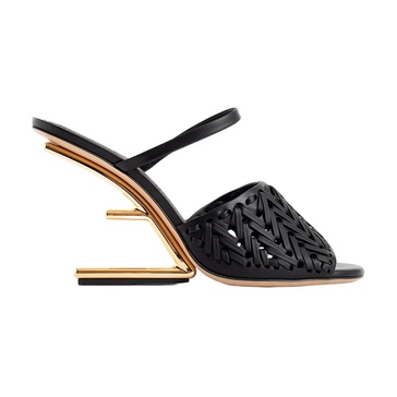 Fendi First 95mm leather sandals