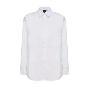 Classic White Shirt with Embroidered Logo