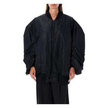 Oversized Bomber Jacket Black AW24