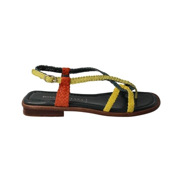 Handwoven Multicolor Leather Sandal