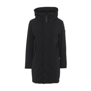 Black Three-Layer Parka AW24