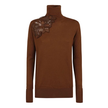 High Neck Sweater in Toffee