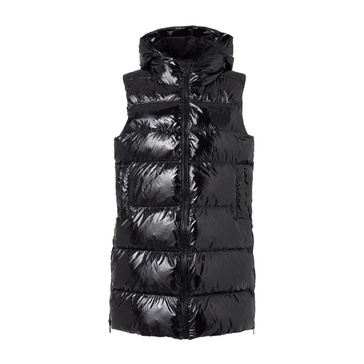 Pinko Graffetta Sleeveless Hooded Padded Coat