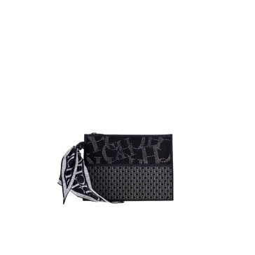 Canvas La Plata Crystal Initials Pouch