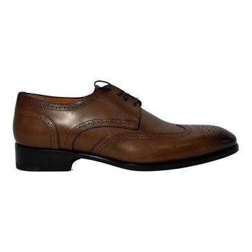 Handmade Leather Oxford Shoe with Goodyear Welt Construction