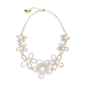 Floral Crystal Necklace