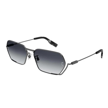 McQ Mq0351S Rectangular Metal Frame Sunglasses