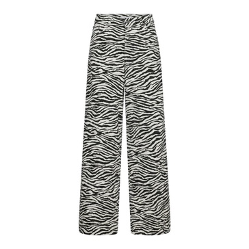 Zioncc Zebra Wide Leg Pants