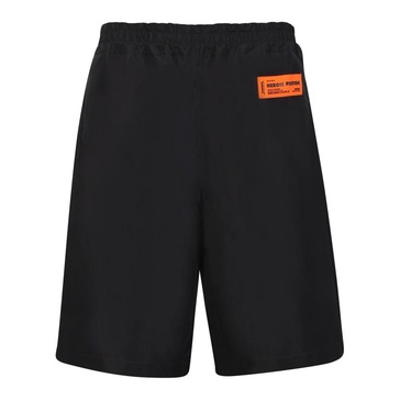 Black Elastic Waist Shorts SS23