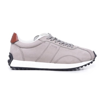 Grey Nubuck Men's Sneakers Taupe