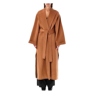 Wool Wrap Coat Raw Sugar AW24