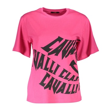 Chic Pink Cotton T-Shirt