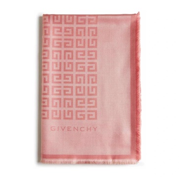 Givenchy 4G Jacquard Frayed Edge Scarf