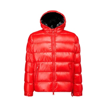 Red DNA Symbol Men Verbier Puffer