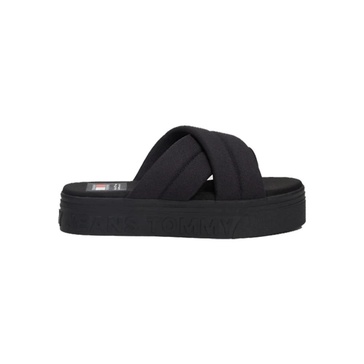 Urban Flatform Sandals with Distinctive Lettering