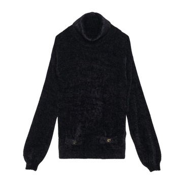 Chenille Dolcevita Sweater with Pockets