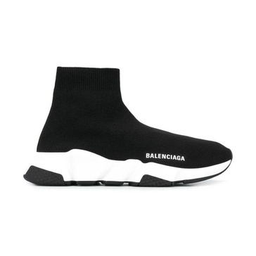 BALENCIAGA Black Almond Toe Speed Sneaker for Women - SS24 Collection