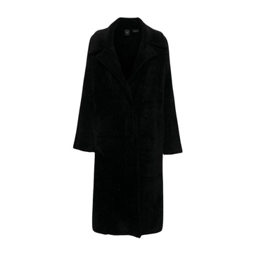 Faux-Fur Black Coat