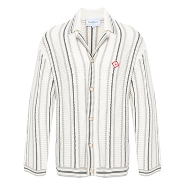 White Diamond Logo Button-Up Shirt