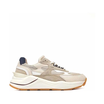 White Leather Sneakers Blue Suede