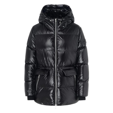 Black Down Jacket with Hood