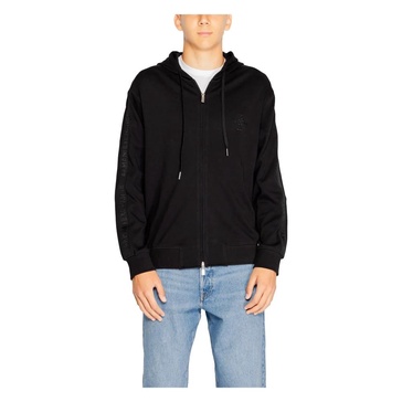 Black Hooded Sweatshirt with Zip