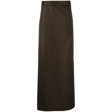 Sophisticated Coffee Brown Maxi Skirt