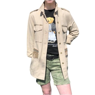 Camouflage Safari Shirt Jacket