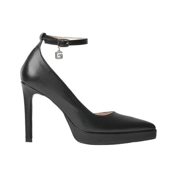 Black Heeled Gaelle Decollete