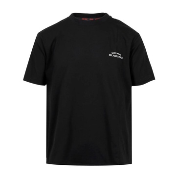 Embroidered Crew-neck T-shirt with Logo