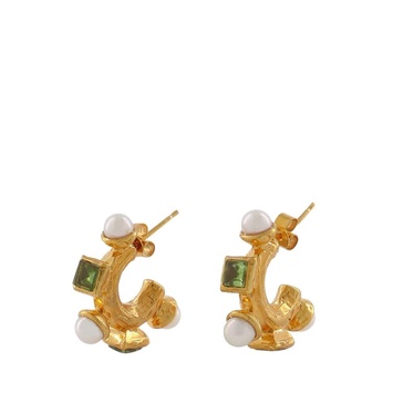 The Traveller Path Earrings in Gold