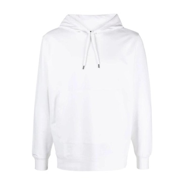 White Metropolis Sweaters with Logo Print