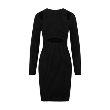 Contoured Ribs Dress