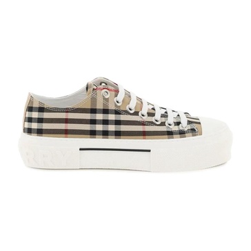 BURBERRY Vintage Check Cotton Sneakers