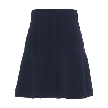 Blue Flared Mini Skirt Grace