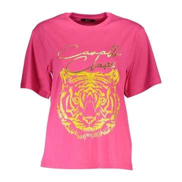 Elegant Pink Cotton T-Shirt