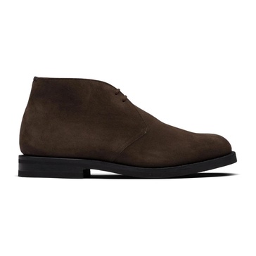 Dark Brown Suede Desert Boots